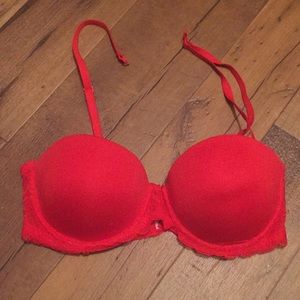 Red Lace Bra